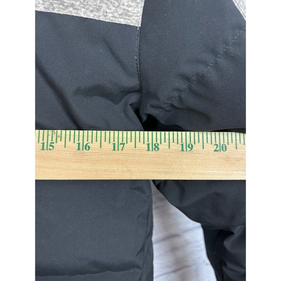 Spyder Kids Size 18 Puffer Jacket Black Gray Full Zip‎ Hooded Winter Coat - Picture 8 of 13